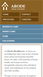 Mobile Screenshot of abodehealthcare.com